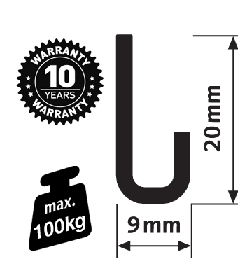 Cimaise Classic Rail 200 cm - Cimaise Tableau Artiteq - Image 5