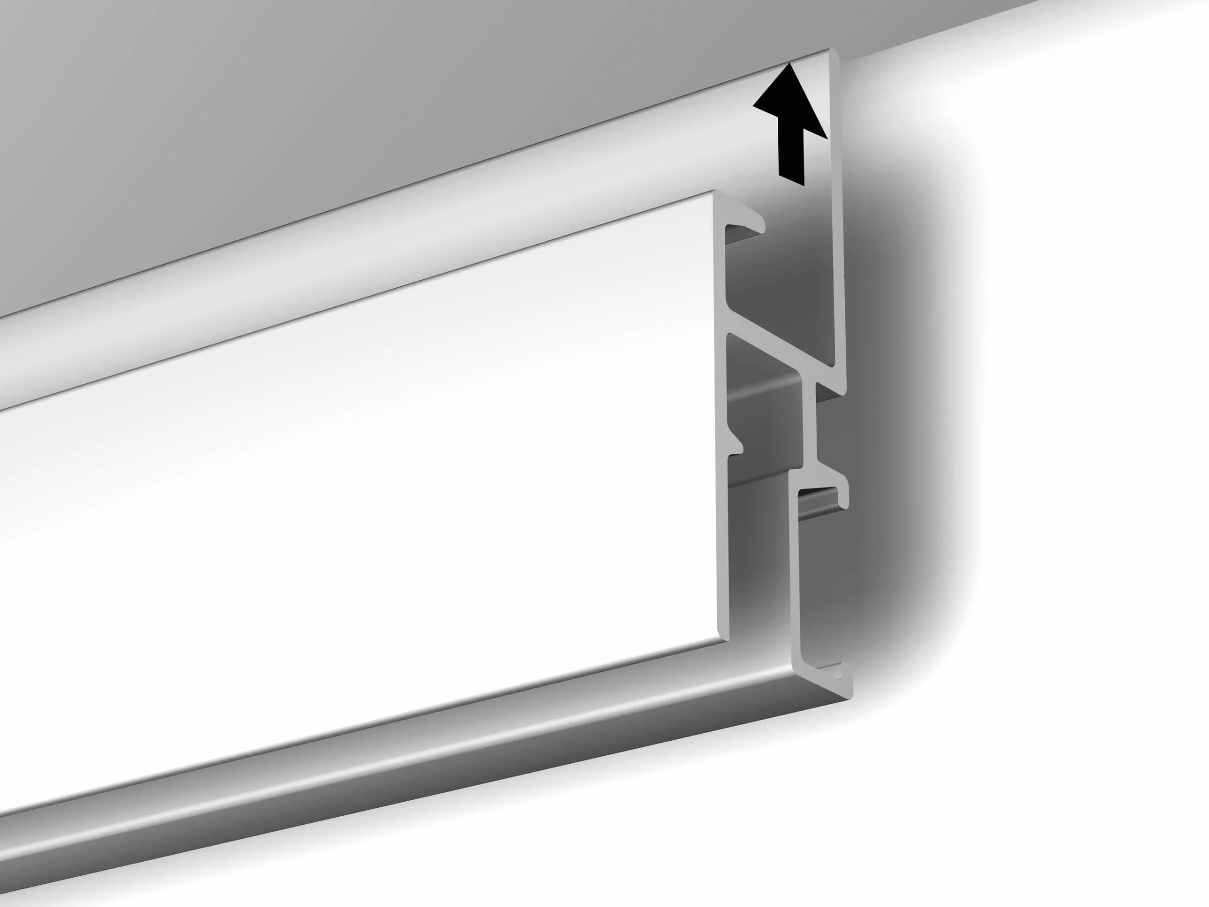 Cimaise Gallery-Click Rail R30 Blanc 200cm + clips + vis & chevilles  - Cimaise Tableau Newly - Image 7