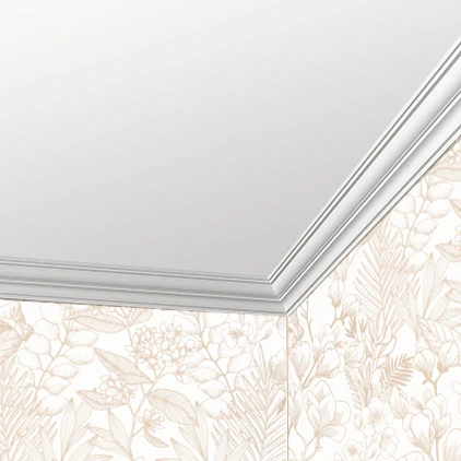 Corniche plafond C288 5,9 x 5,4 cm - Polyuréthane Cimaises &+ - Image 4