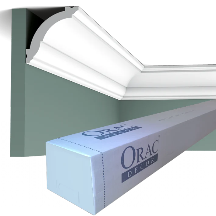 CX100 Corniche plafond Orac Decor - 7x7x200cm (h x p x L) - moulure décorative polymère - Image 6