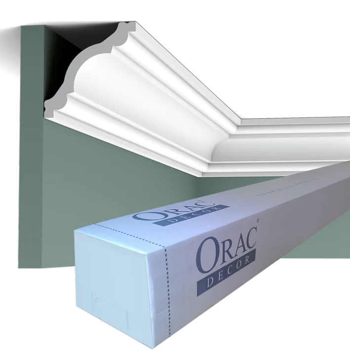 CX123 Corniche plafond Orac Decor - 8x8x200cm (h x p x L) - moulure décorative polymère - Image 4