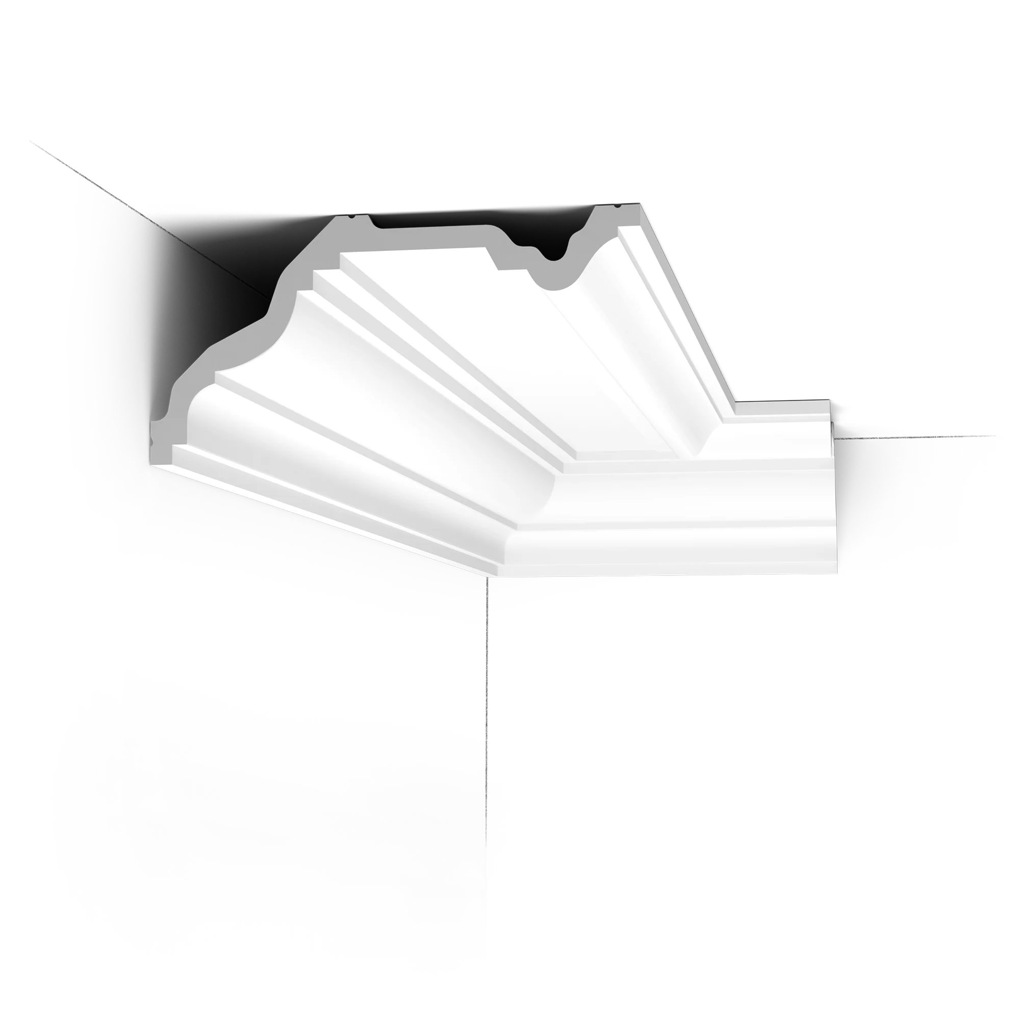 C332 Corniche plafond polyuréthane Orac Decor Luxxus - 11,5x23x200cm (h x p x L)- moulure décorative - Image 4