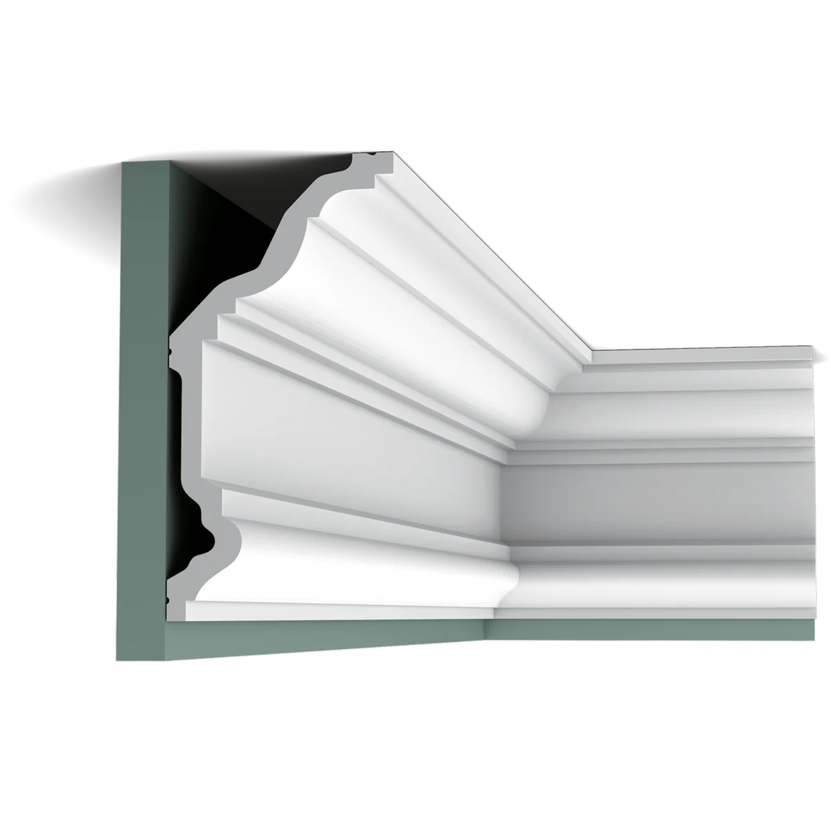 C332 Corniche plafond polyuréthane Orac Decor Luxxus - 11,5x23x200cm (h x p x L)- moulure décorative - Image 6