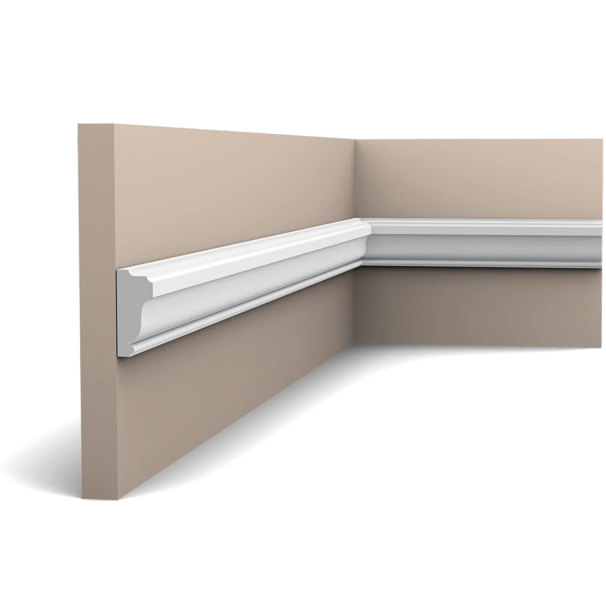 PX117 Cimaise murale Orac Decor - 3,5x1,5x200cm (h x p x L) - moulure décorative polymère - Image 5