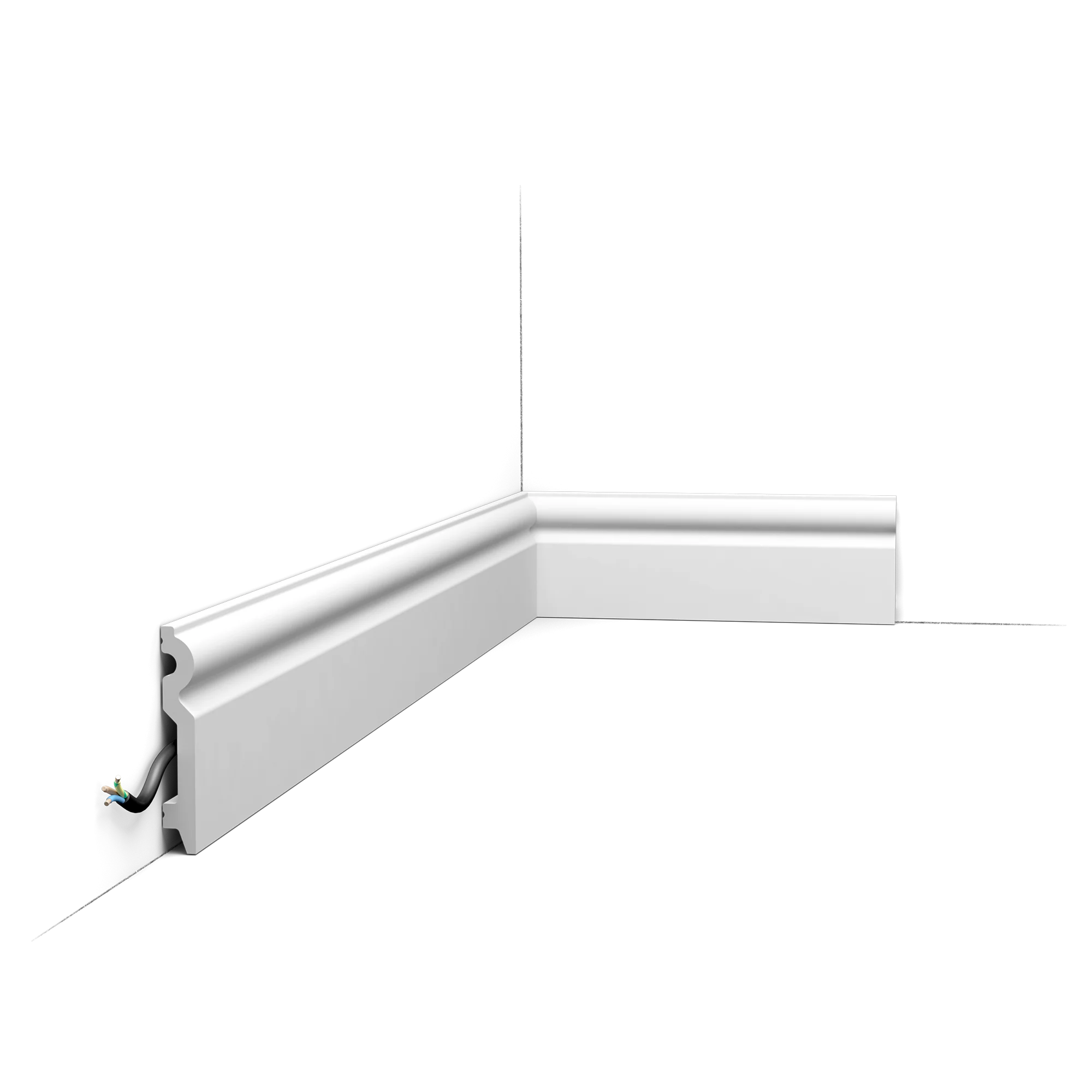 Kit de décoration Autoire Orac N°3 - Corniche + cimaise + encadrement + plinthe sur 2 mètres - Image 6