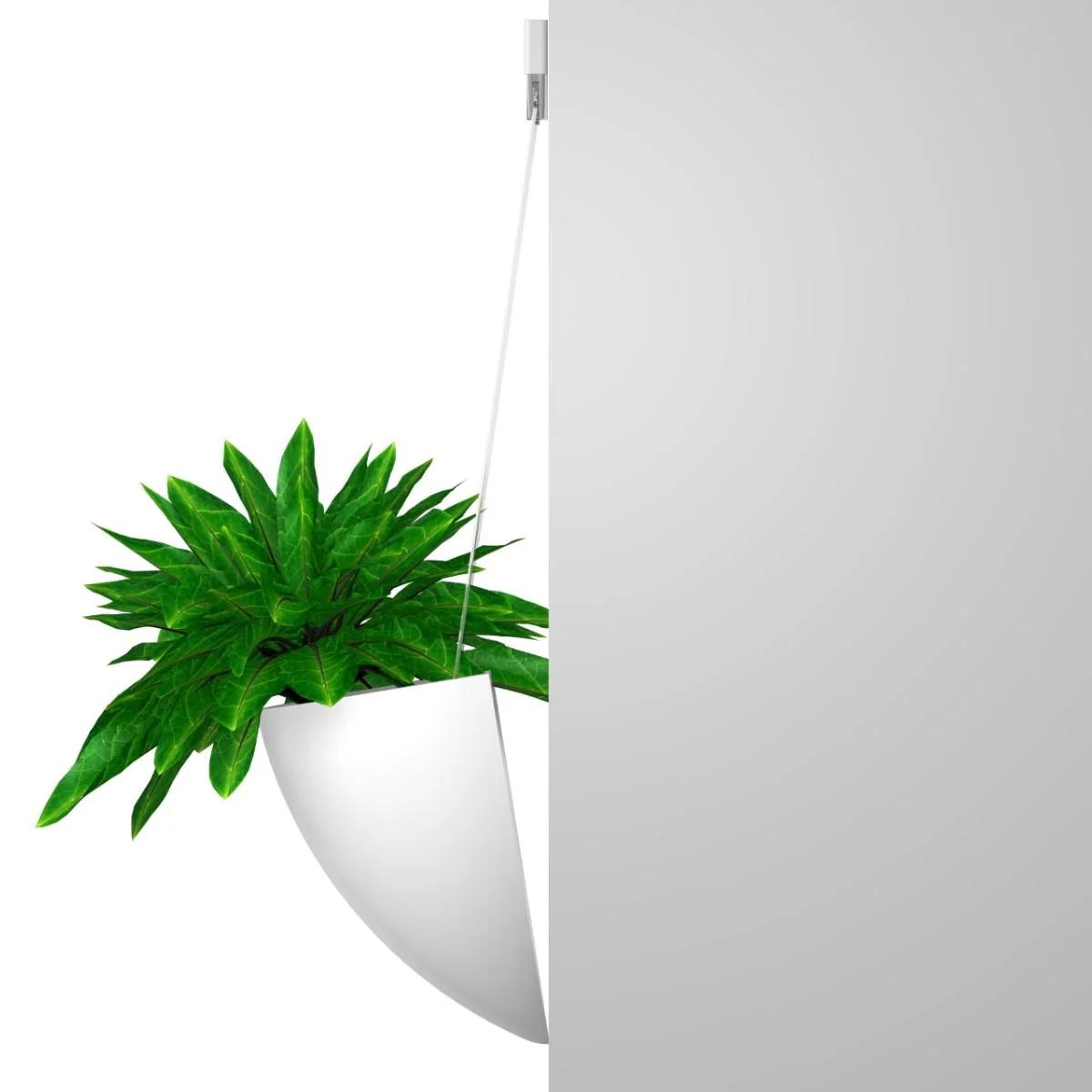 Kit Cache-pot de fleurs suspendu Blanc - suspension de Jardinière Botaniq Artiteq - Image 3