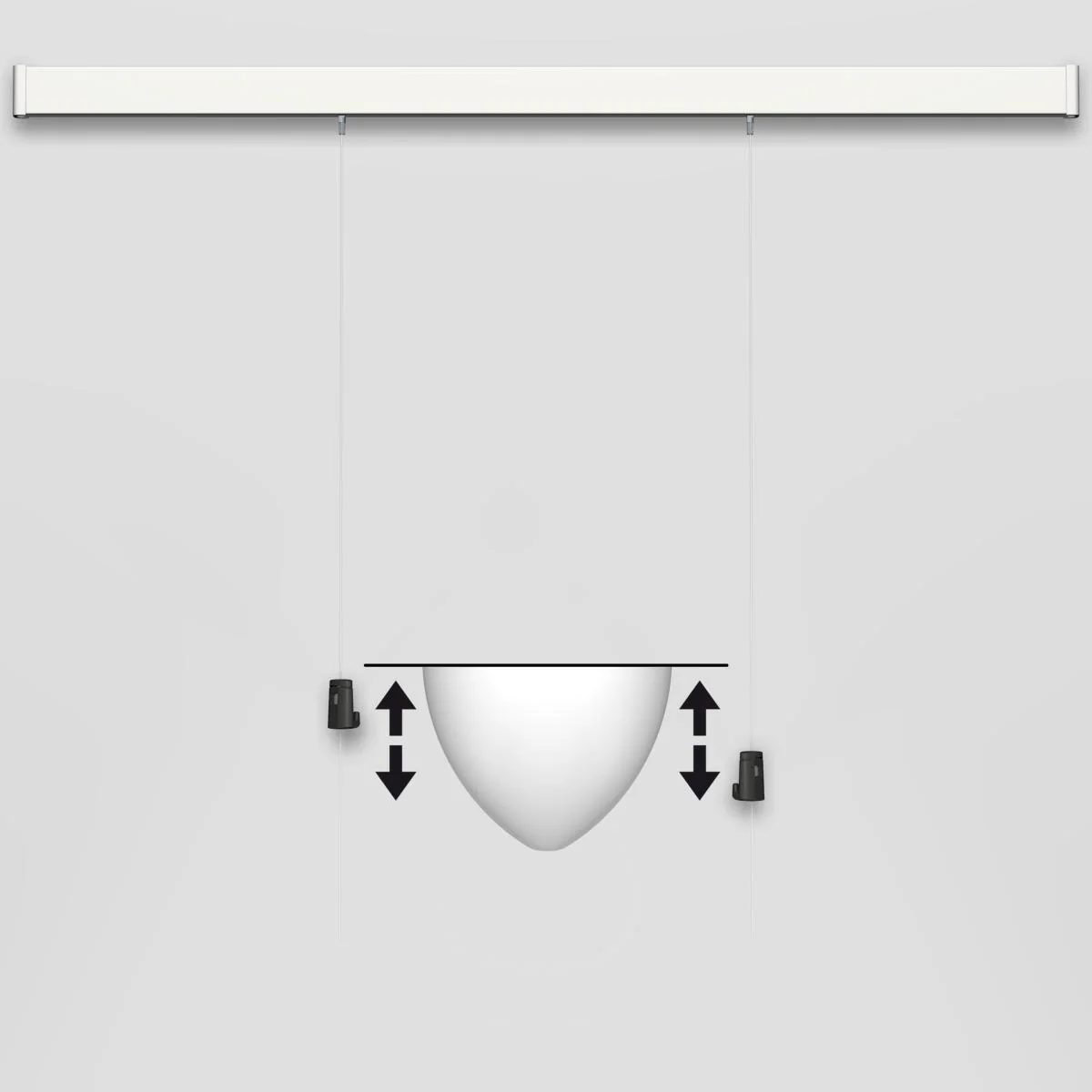 Kit Cache-pot de fleurs suspendu Blanc - suspension de Jardinière Botaniq Artiteq - Image 5