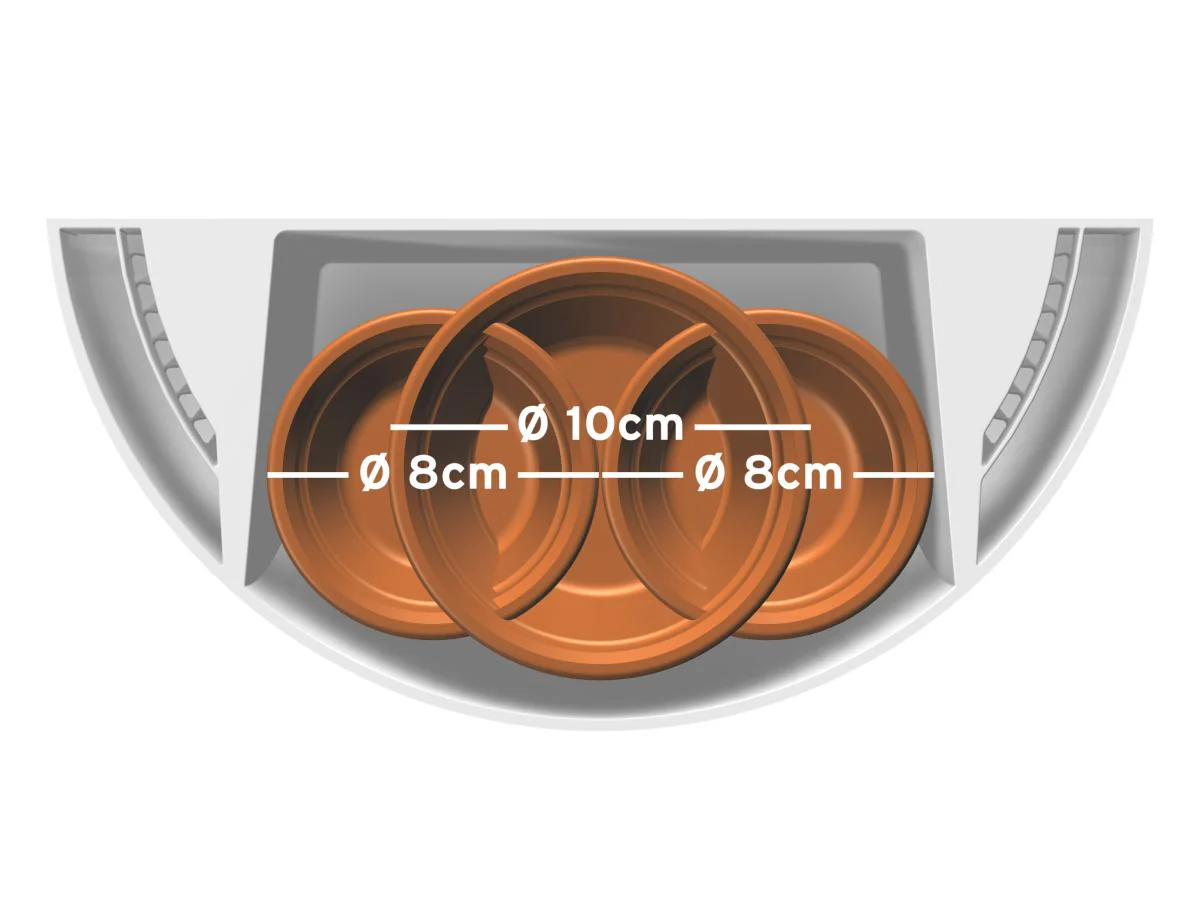 Kit Cache-pot de fleurs suspendu Blanc - suspension de Jardinière Botaniq Artiteq - Image 7