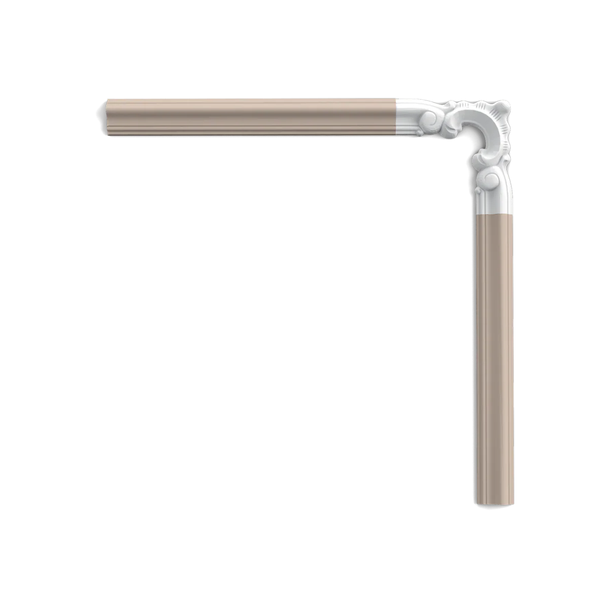 P8030D Coin Cimaise Orac Decor - 1x6x6 (h x p x L) - moulure décorative polymère - Image 4