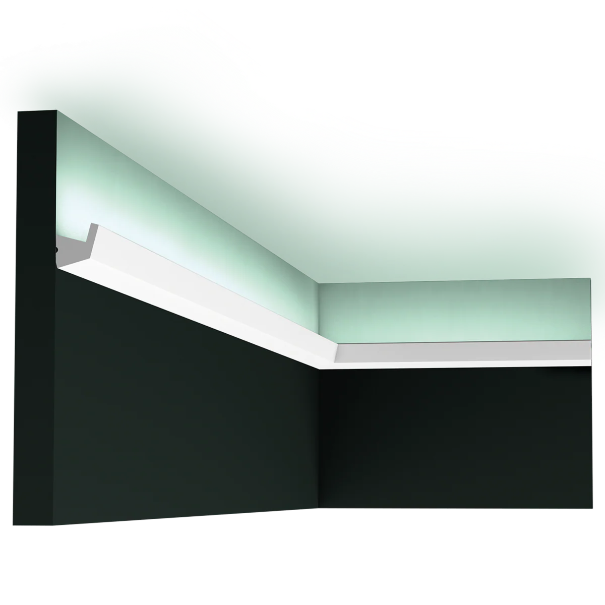 CX189 Corniche pour éclairage indirect Orac Decor - 2,7x2,7x200cm (h x p x L) - moulure décorative polymère - Image 5