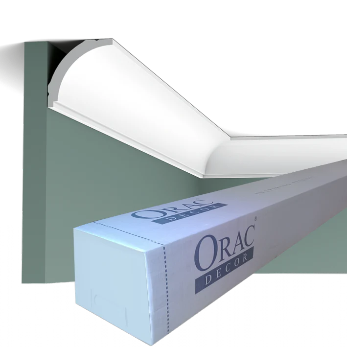 CX109 Corniche plafond Orac Decor - 4,5x4,5x200cm (h x p x L) - moulure décorative polymère - Image 4