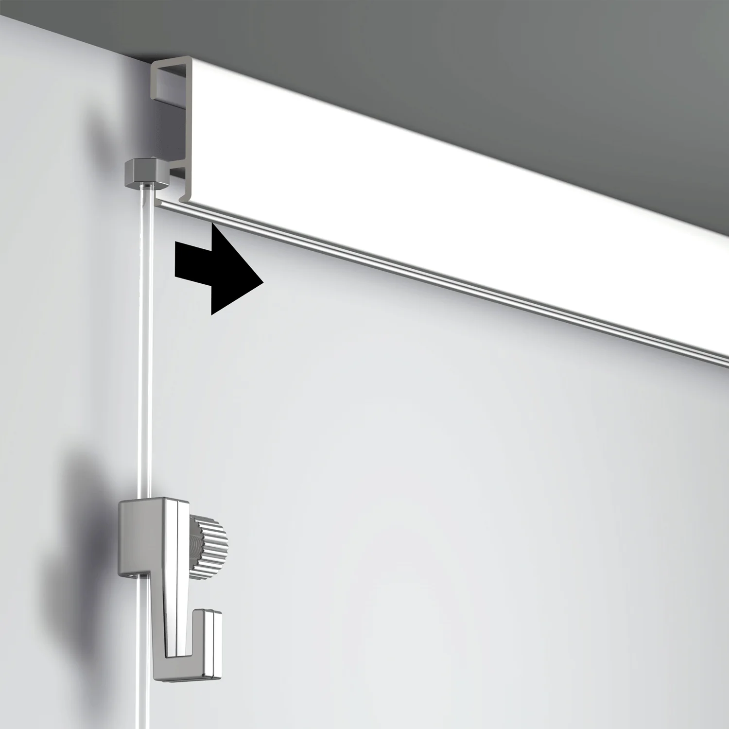 Pack 5 fils perlon transparents à cylindre 2 mm - Accrochage Tableau Artiteq - Image 5