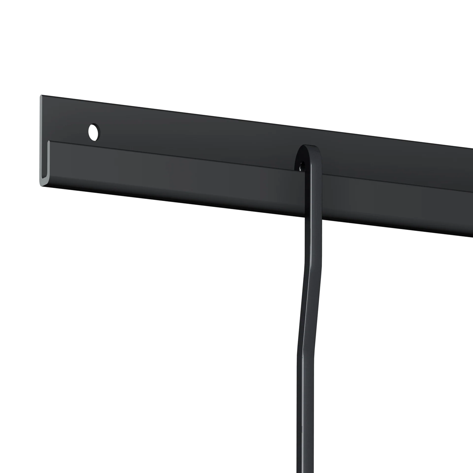 Tige aluminium Noire coudée 4 mm - Accessoire Cimaise Tableau - Image 3