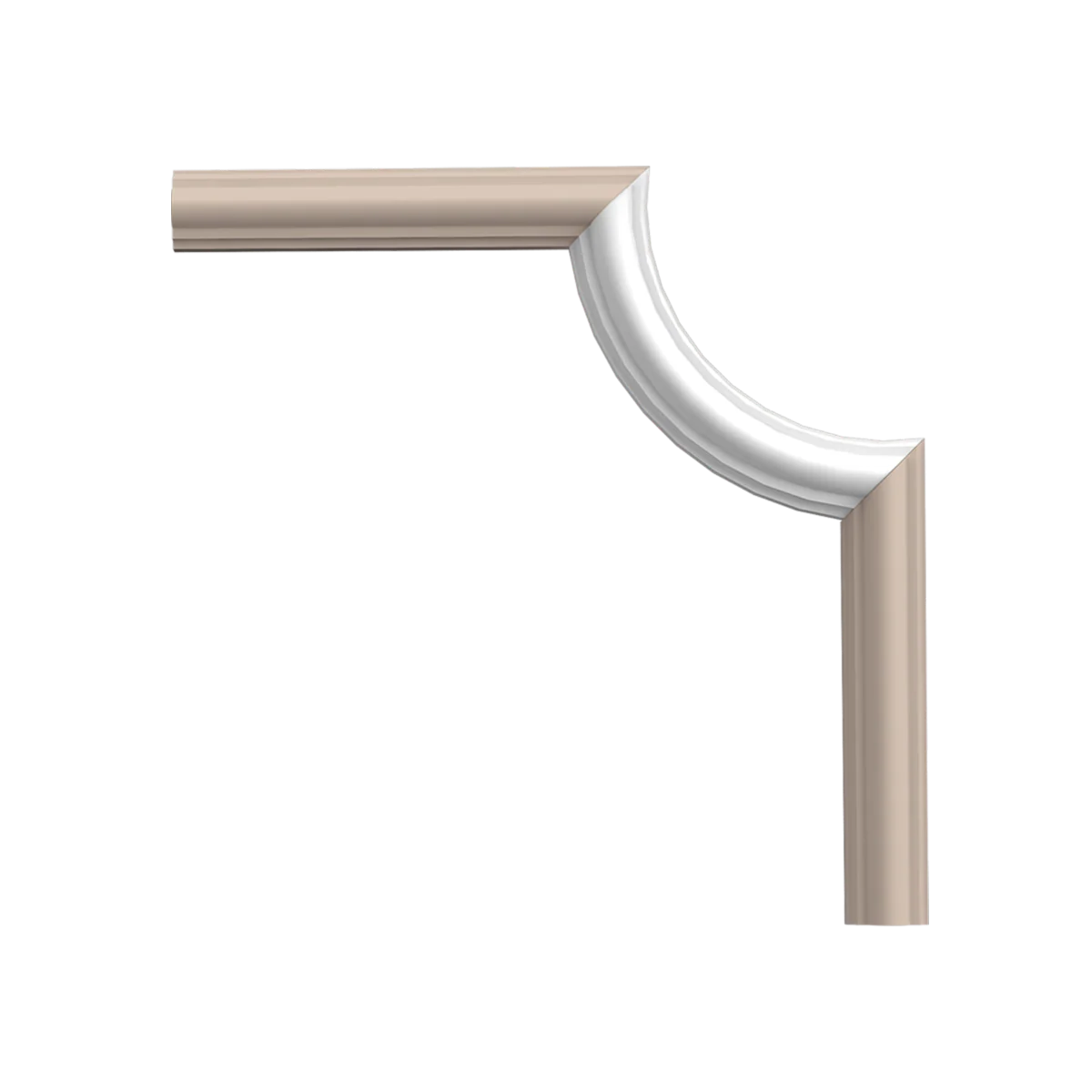 PX120A Coin Cimaise Orac Decor - 8,8x2x19cm (h x p x L) - élément décoratif polymère - Image 5