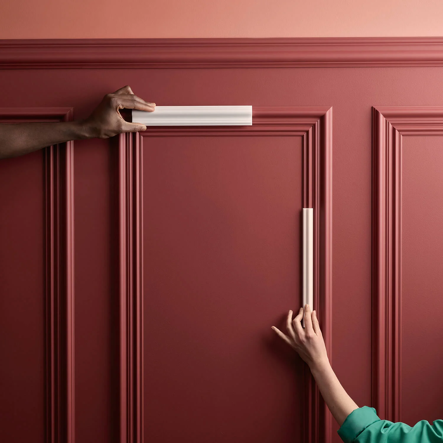 PX201F Flexible Cimaise murale Orac Decor - 2,5x0,8x200cm (h x p x L) - moulure décorative polymère - Image 3