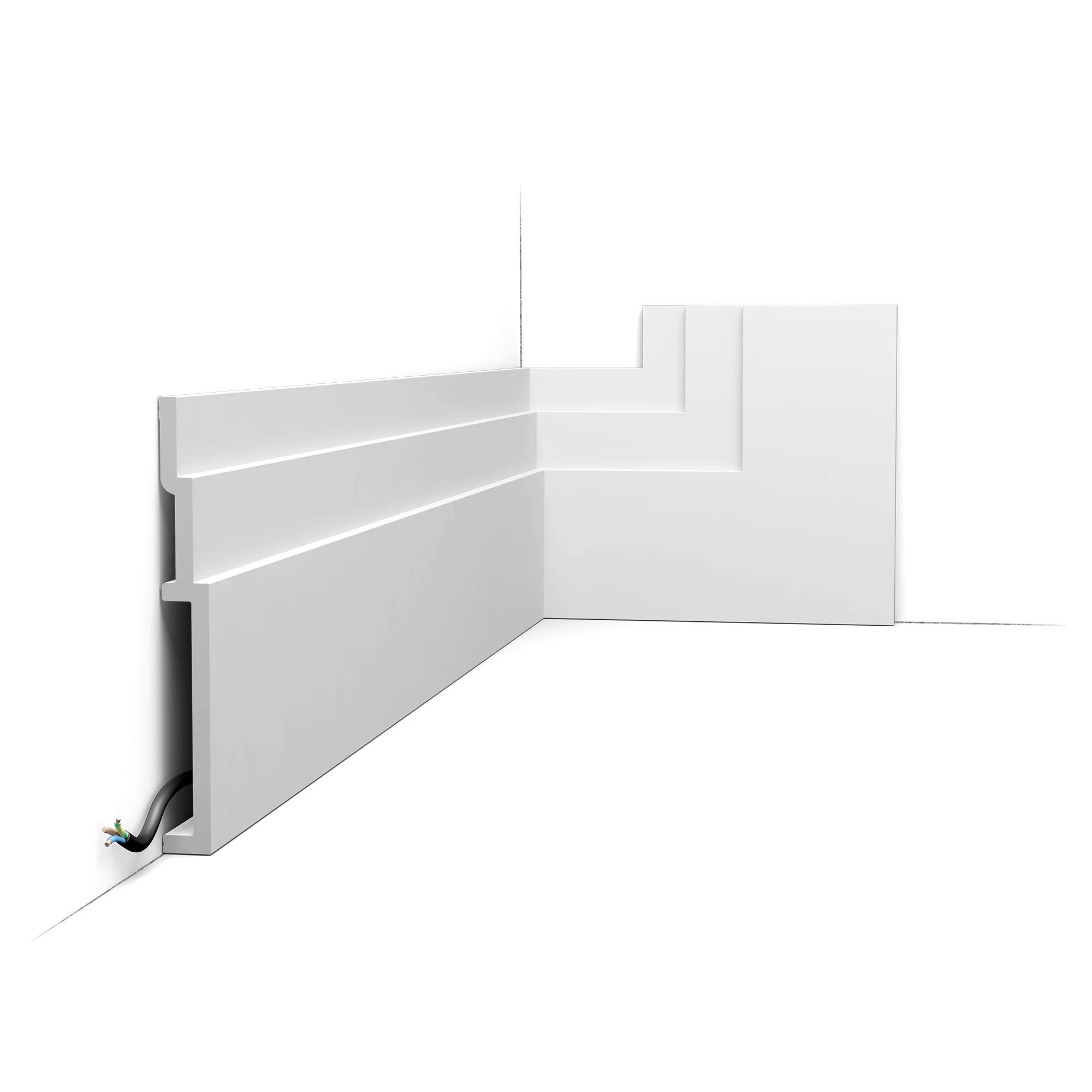 SX181 Plinthe Orac Decor - 20 x 2,2x200cm (h x p x L) - plinthe décorative polymère - Image 5